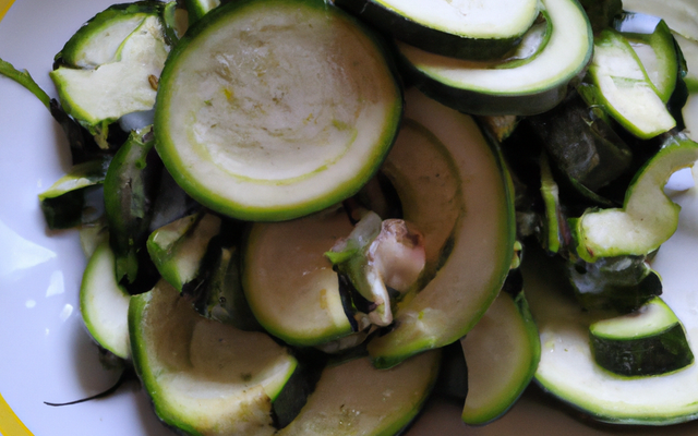 Salade de courgettes maison