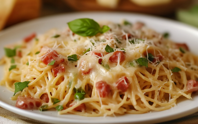 Gratin de spaghetti