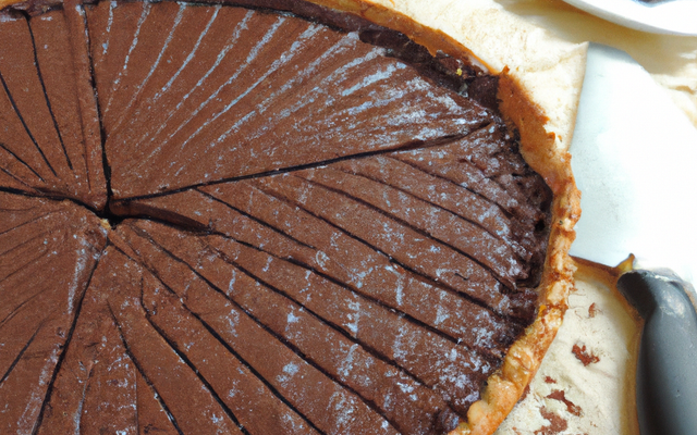 Tarte au chocolat traditionnelle