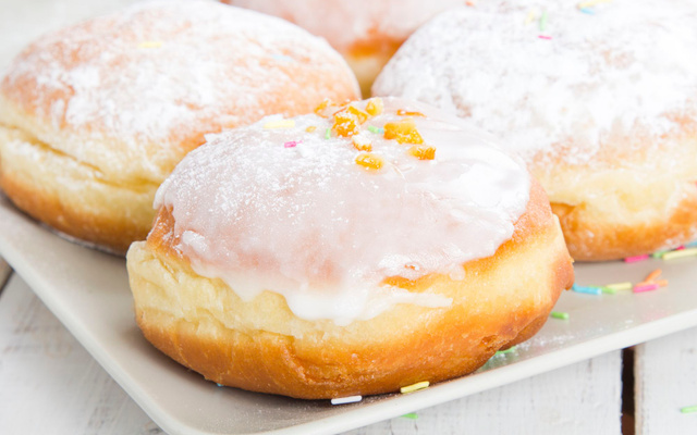 Beignets à la crème pâtissière