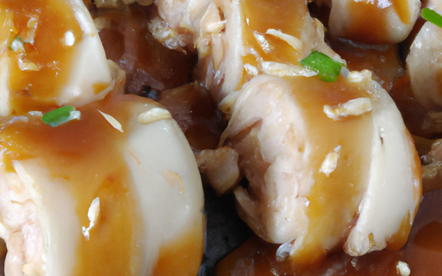 Rouleaux de poulet au miel