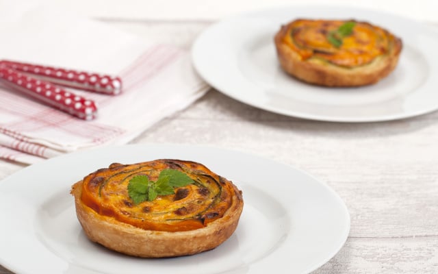 Tarte fleur au Ketchup