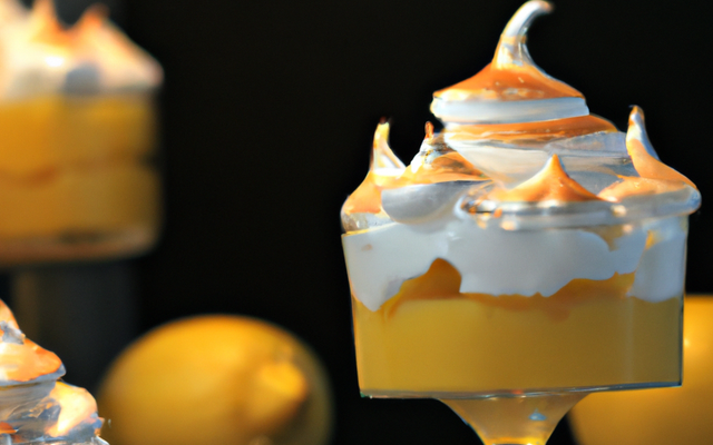 Verrine de citron meringué