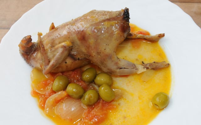 Cailles aux olives