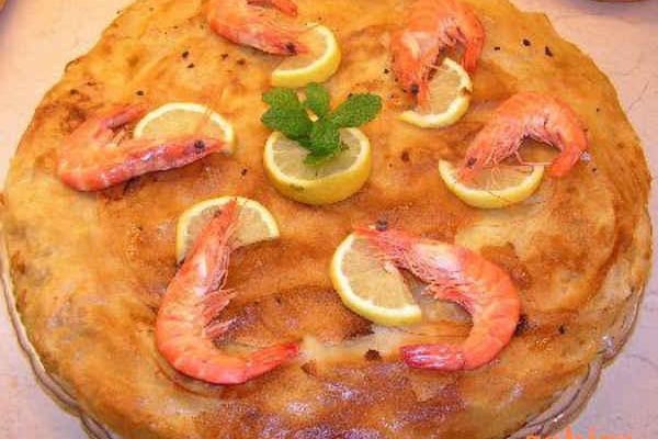 Pastilla au poisson et aux fruits de mer rapide