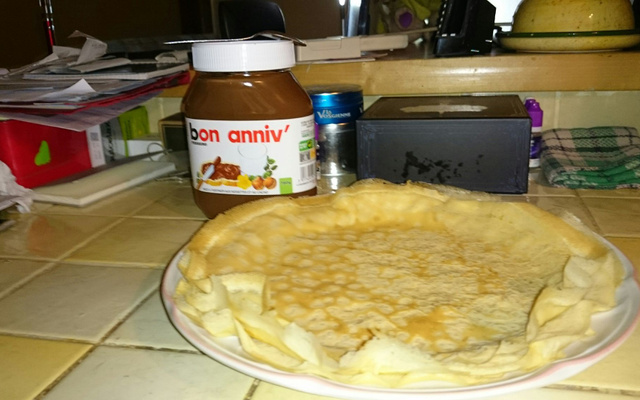Pâte à crêpes sucrées inratable