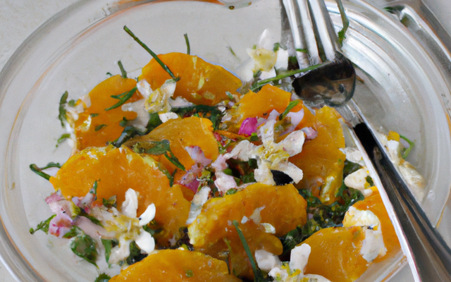 Salade d'orange à la fleur d'oranger