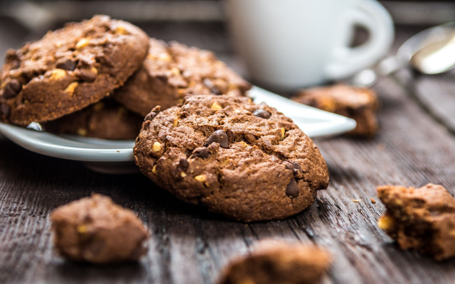 Cookies Healthy aux pépites de chocolat et noisettes