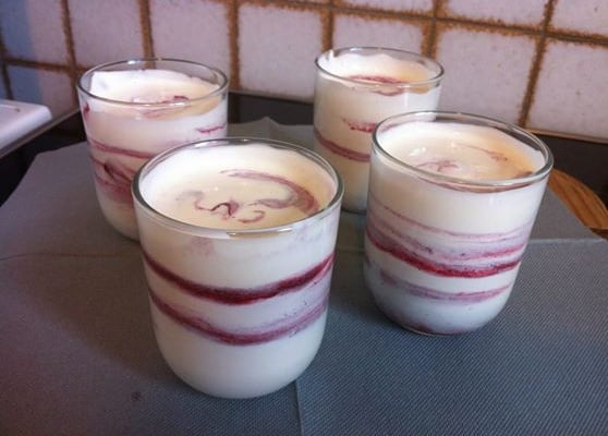 Tourbillon de mûres au mascarpone