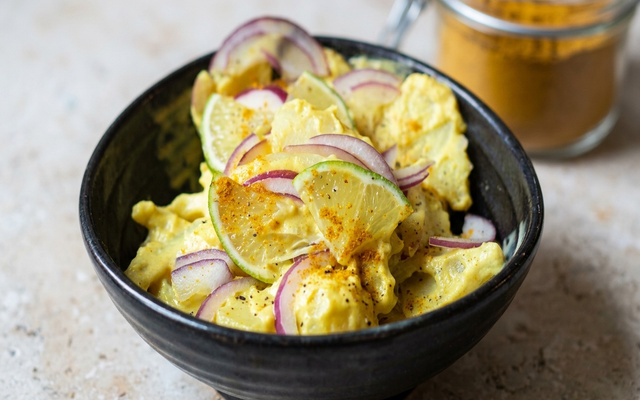 Salade de pomme de terre à l'indienne