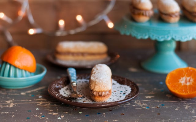 Bûchettes « express » Praliné-Clémentine à la Chocolade sans lait