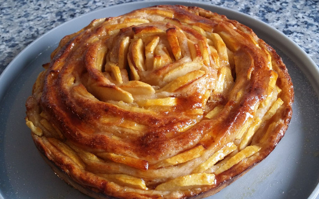 Brioche spirale aux pommes