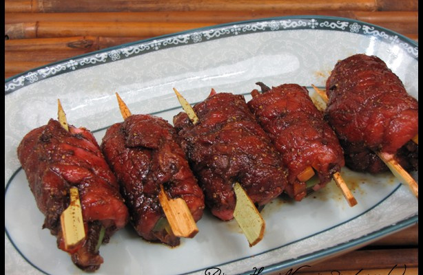 Makis de bœuf aux Cinq légumes : tapas à la plancha