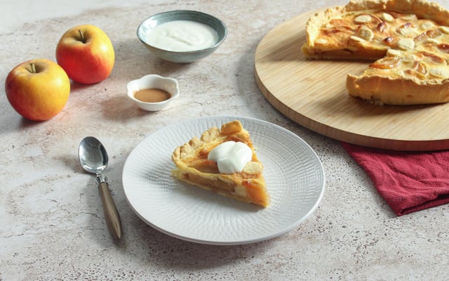 Tarte aux pommes normande