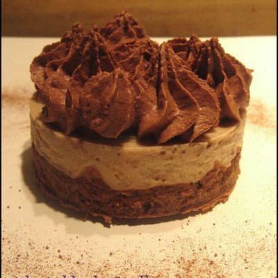 Entremets croustillant chocolat-bananes
