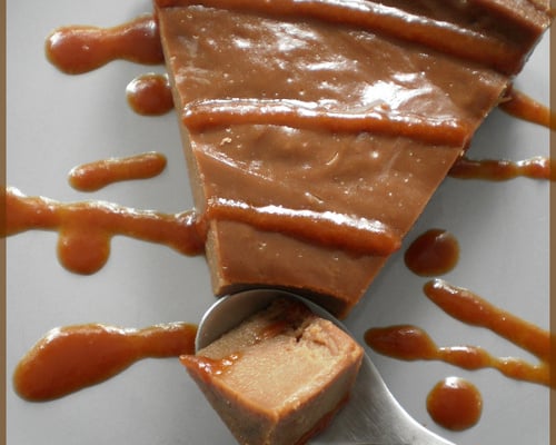 Flan pâtissier (sans pâte) au caco