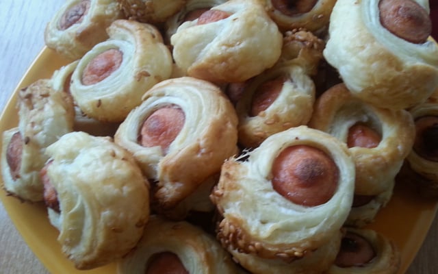 Feuilletés saucisses minute