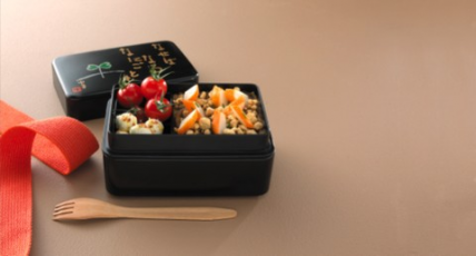 Crumble surimi aubergine et fruits secs