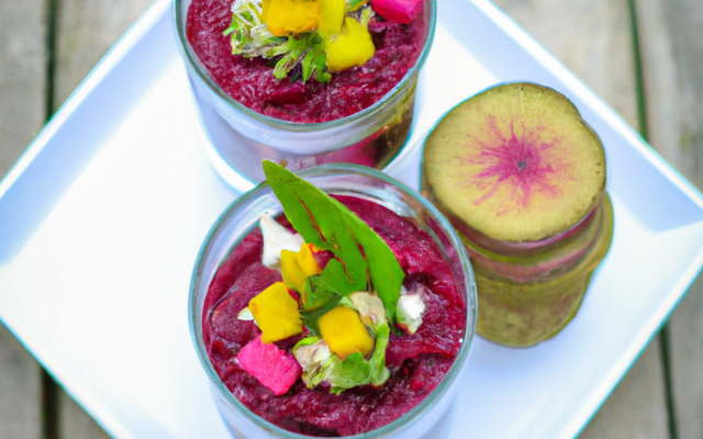 Verrine à la betterave