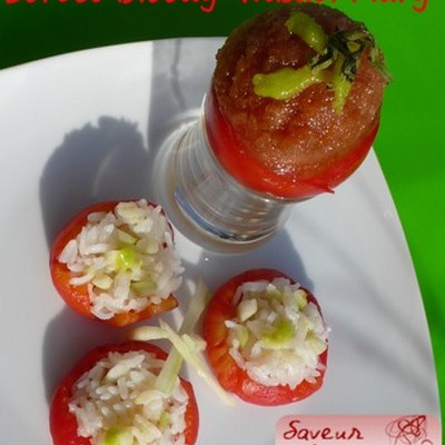 Bloody-wasabi Mary en sorbet