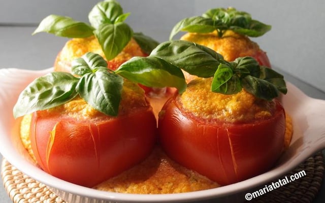 Soufflé en tomates