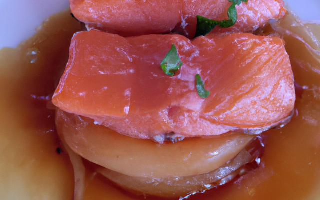 Tatin aux deux saumons