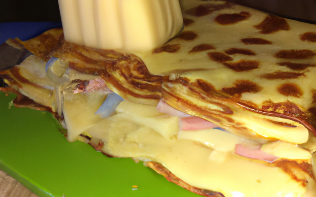 Millefeuille de crêpes à la raclette