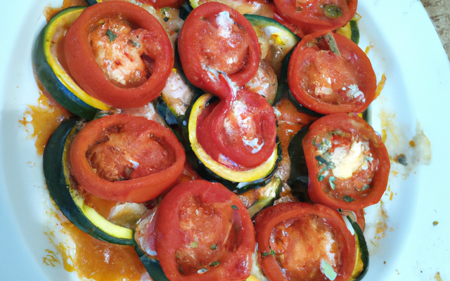 Courgette à la tomate