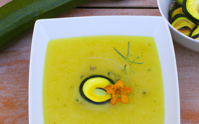 Soupe de courgette