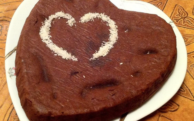 Brownie d'amour à la liqueur de fraise