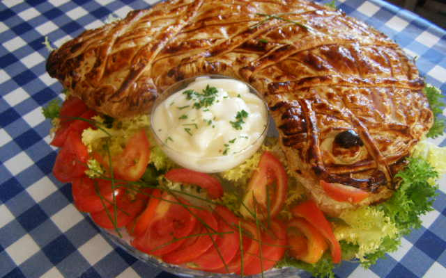 Saumon en croûte