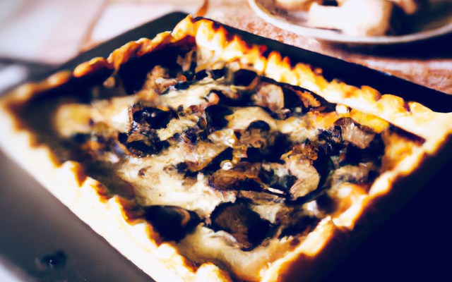 Tarte aux champignons classique