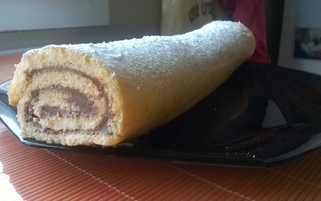 Biscuit roulé au Nutella