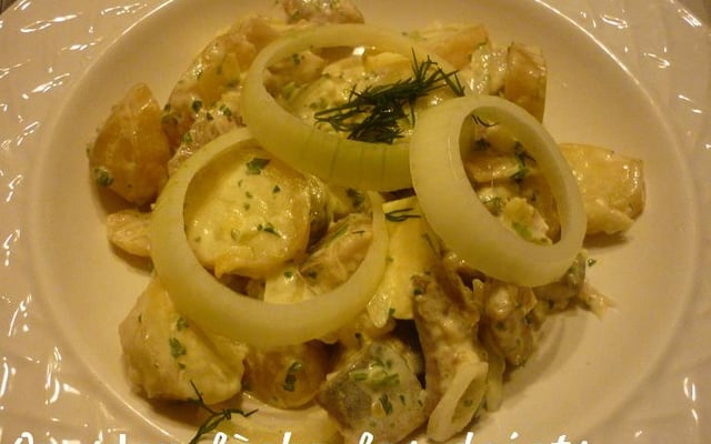 Salade de harengs aux pommes de terre