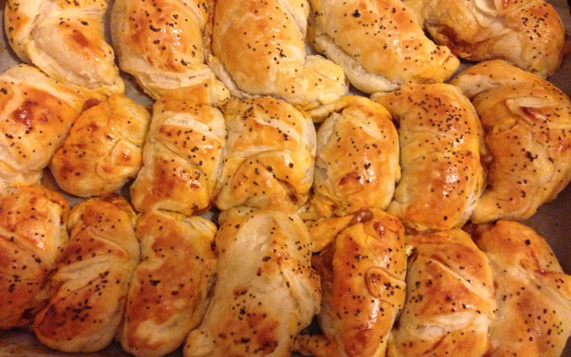 Croissants à la viande hachée