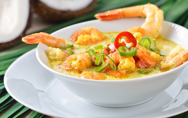 Curry de crevettes au Monsieur Cuisine