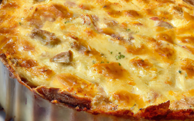 Tourte au comté et reblochon