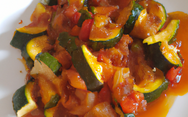 Ratatouille de courgettes à ma façon
