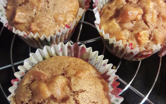 Muffins aux pommes tout moelleux