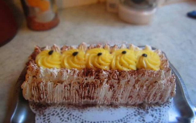 Bûche au caramel au beurre salé