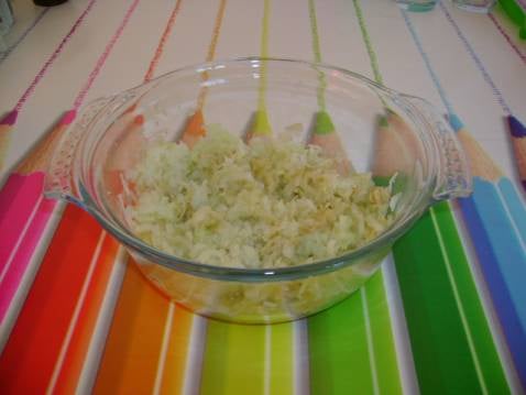 Râpée de choux rave aux pommes