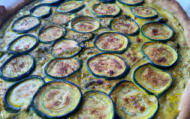 Tarte aux concombres