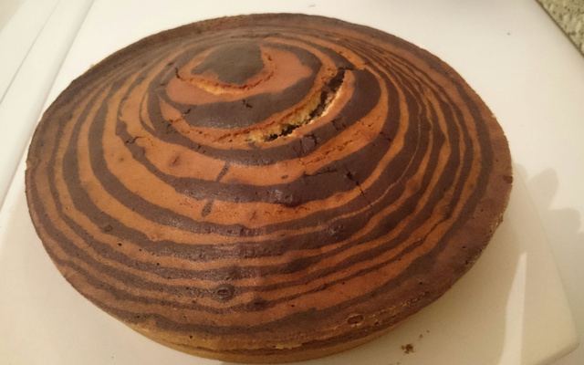 Gâteau tigré ou zebré