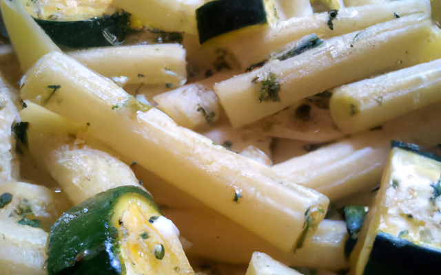 Penne aux courgettes