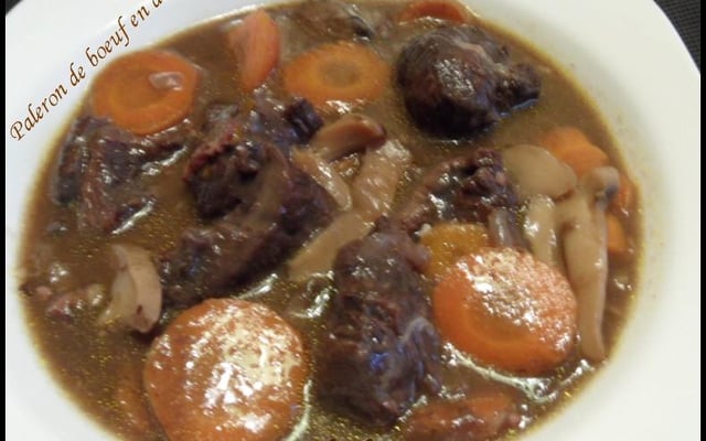 Paleron de bœuf en daube