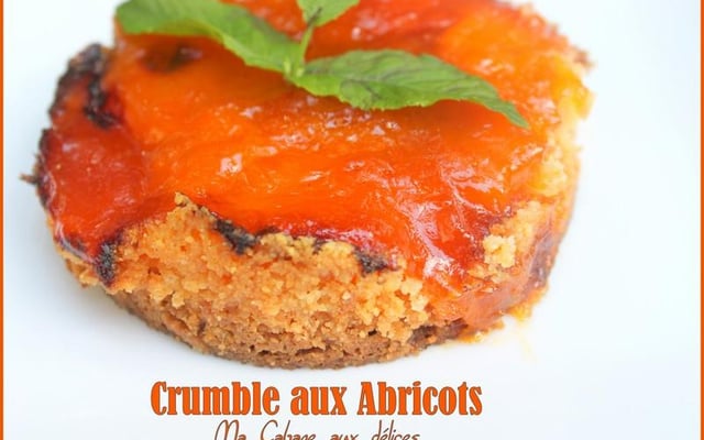 Crumble aux abricots rapide