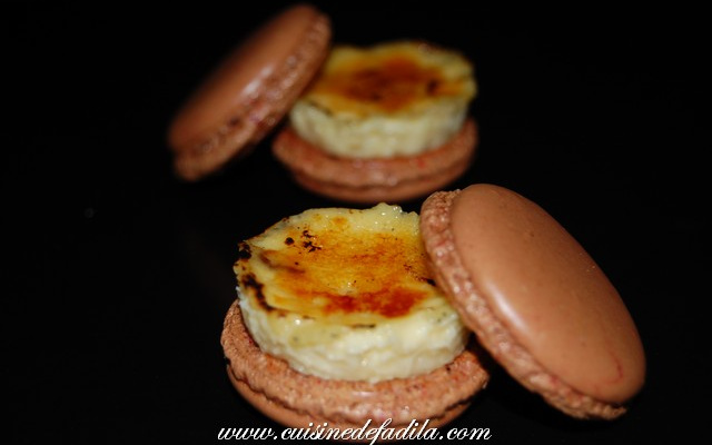 Macarons à la crème brûlée