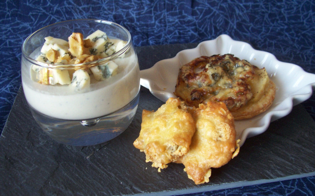 Trilogie Fourme d'Ambert pour l'apéritif