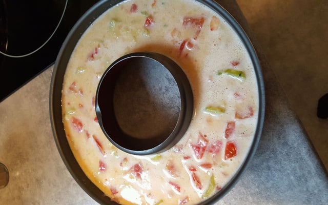 Flan courgettes et tomates