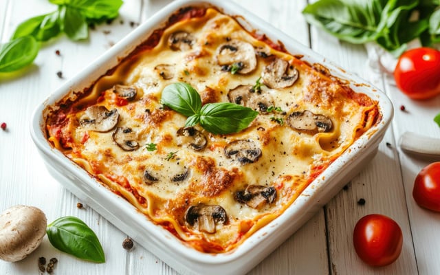 Lasagnes maison sans bolognaise